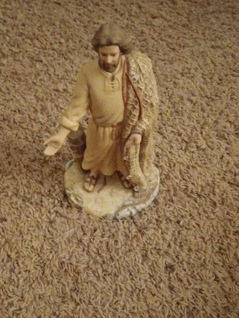 Beige Shepherd Home Accent Figurine